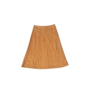 Boohoo Camel A-Line Skirt Size 4